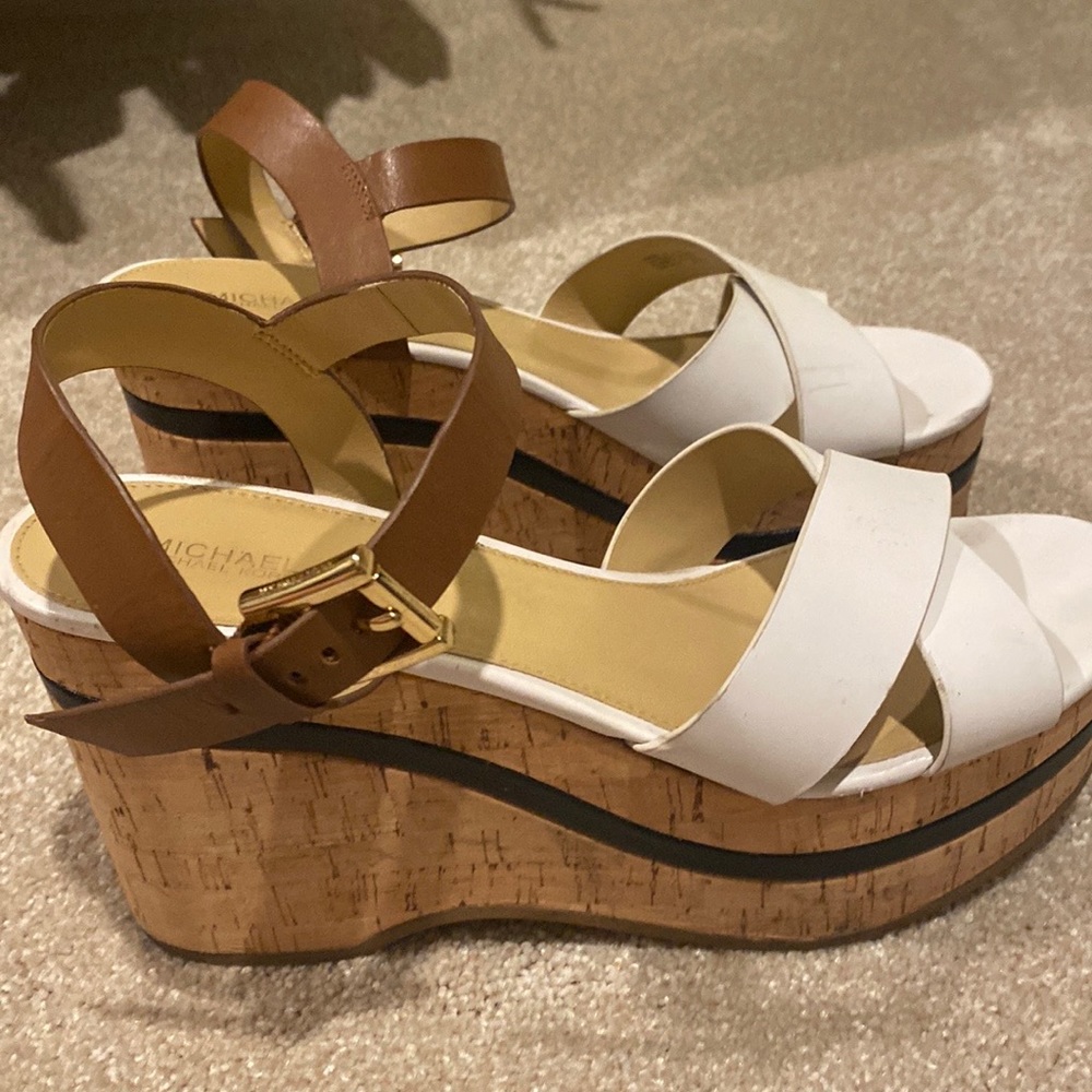 Michael Kors wedge heels size 10